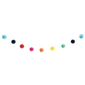 Way To Celebrate Multicolor Honeycomb Ball Garland 7 Feet Party Decoration