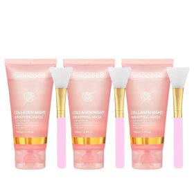 Only Supports Self Pickup With Waybill Collagen Night Wrapping Mask Firm & Lift Skin, Keep Soft & Elastic, Reduce Dry Lines (Option: 300ml)