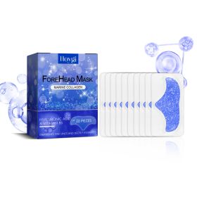 Hoygi Forehead Mask, Smooth Fine Lines On Your Forehead Forehead Brow Tattoo The Skin Smooth Forehead (Option: 10pcs-110g-3.35*1.26*6.5inch)